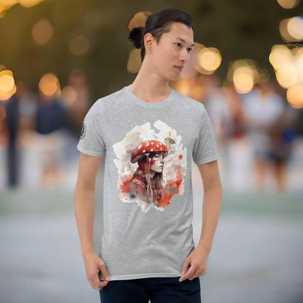"Amanita Collection T-shirt showcasing Yakut inspired designs"